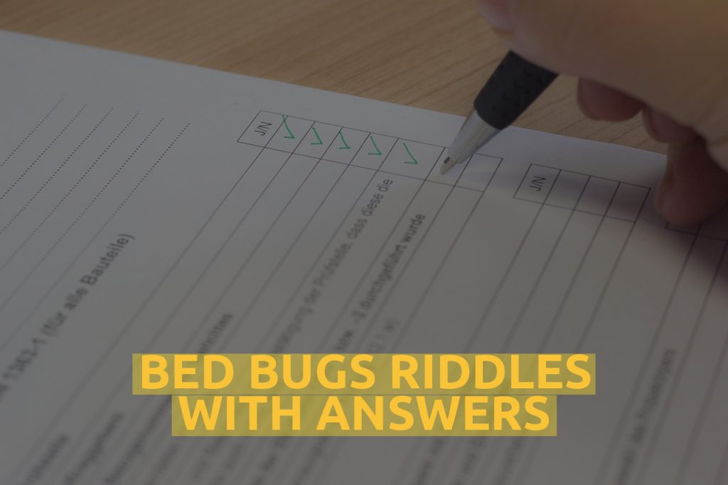 Bed Bugs Riddles With Answers