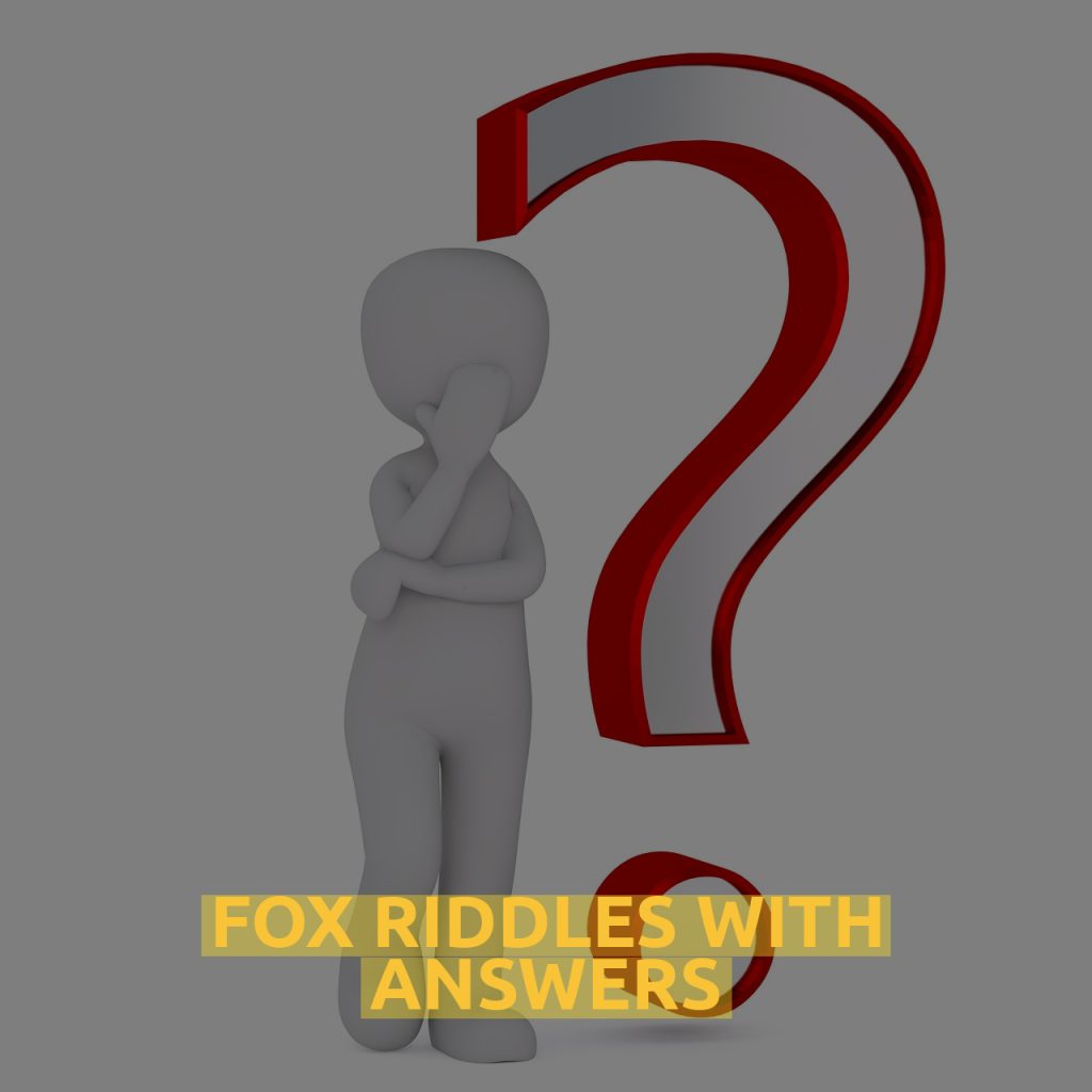 Fox Riddles With Answers