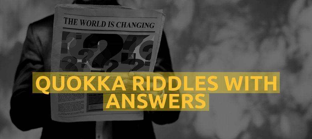 Quokka Riddles With Answers