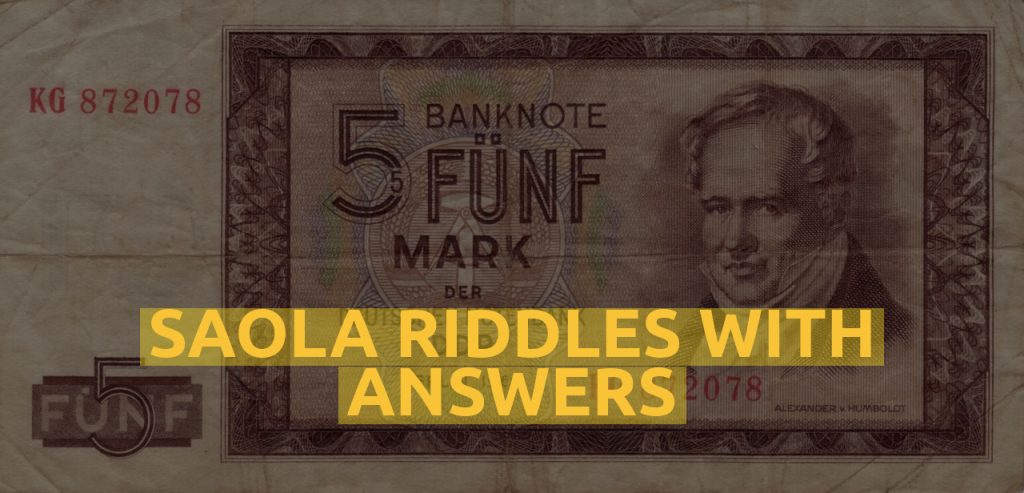 Saola Riddles With Answers