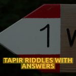 Tapir Riddles With Answers